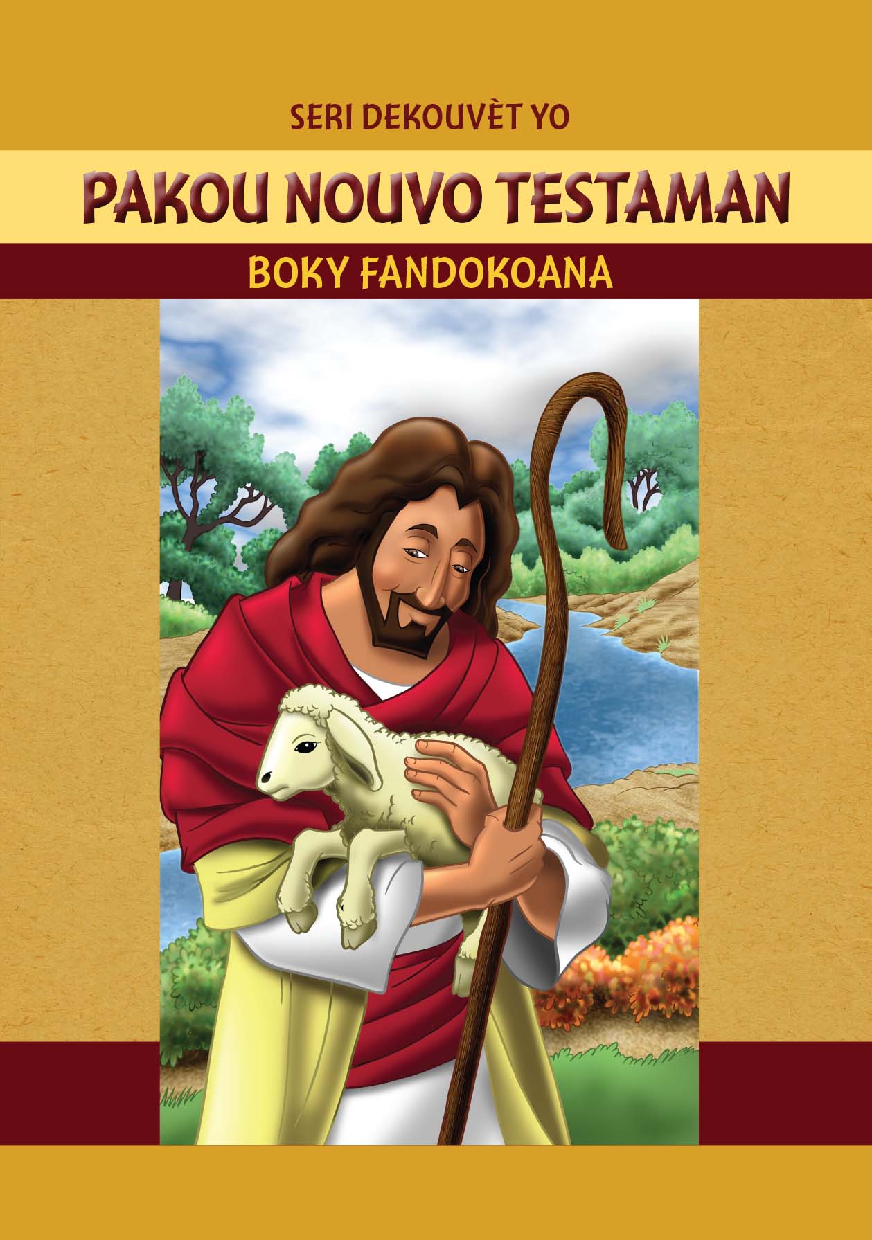 New Testament Journey Coloring Book - Haitian Creole Cover