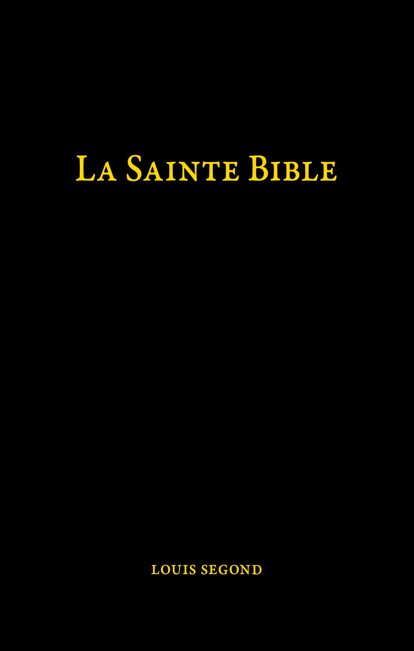 Bible Flexcover Louis Segond - French Cover