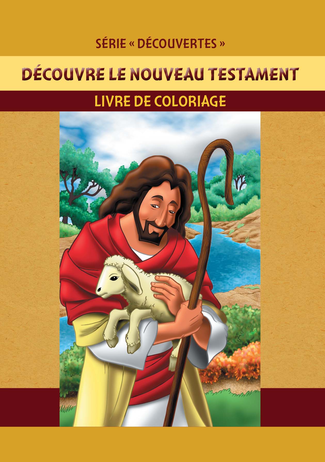 New Testament Journey Coloring Book - French Cover